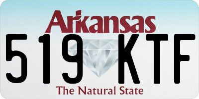 AR license plate 519KTF