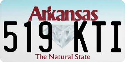 AR license plate 519KTI