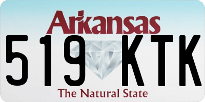 AR license plate 519KTK