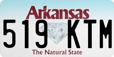 AR license plate 519KTM