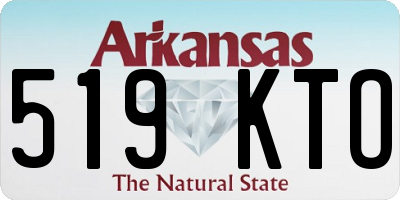 AR license plate 519KTO