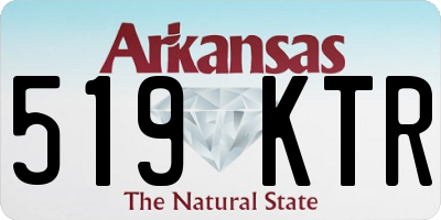 AR license plate 519KTR