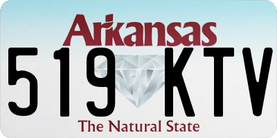 AR license plate 519KTV