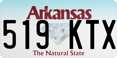 AR license plate 519KTX