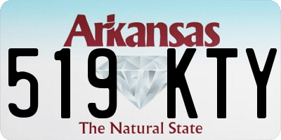 AR license plate 519KTY
