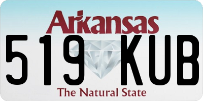 AR license plate 519KUB
