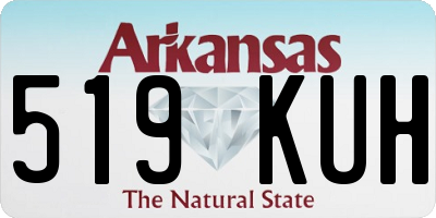 AR license plate 519KUH