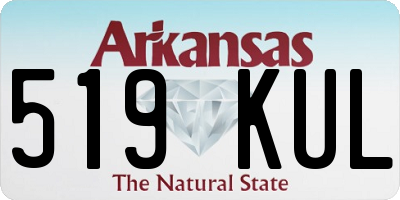AR license plate 519KUL