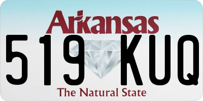 AR license plate 519KUQ