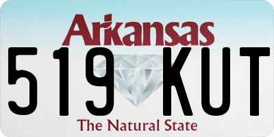 AR license plate 519KUT