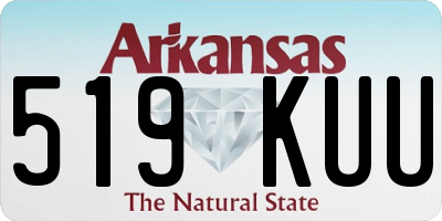 AR license plate 519KUU