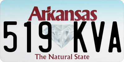 AR license plate 519KVA