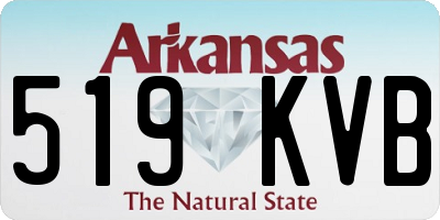 AR license plate 519KVB