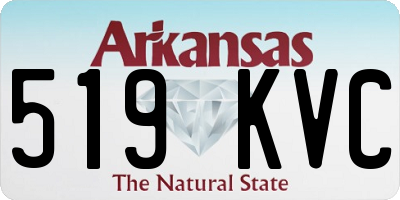 AR license plate 519KVC