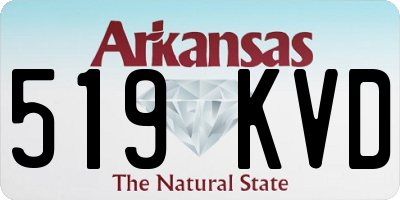 AR license plate 519KVD