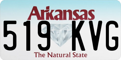 AR license plate 519KVG