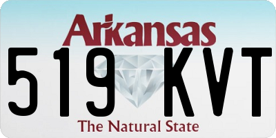 AR license plate 519KVT