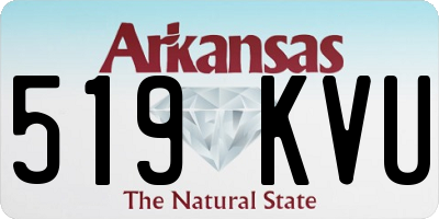 AR license plate 519KVU