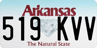 AR license plate 519KVV