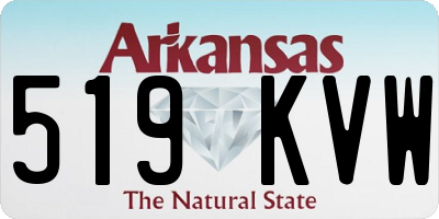 AR license plate 519KVW