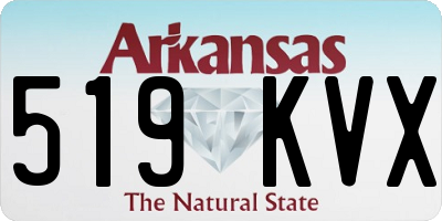 AR license plate 519KVX