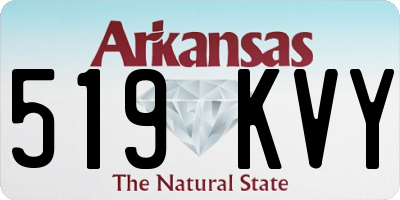 AR license plate 519KVY