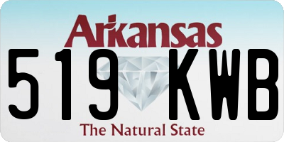 AR license plate 519KWB