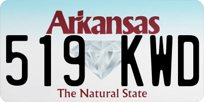 AR license plate 519KWD