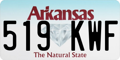 AR license plate 519KWF