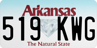 AR license plate 519KWG