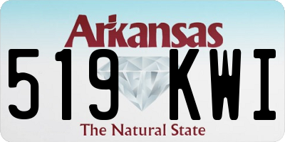 AR license plate 519KWI