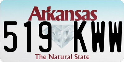 AR license plate 519KWW