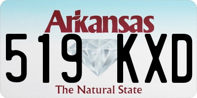 AR license plate 519KXD