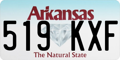 AR license plate 519KXF