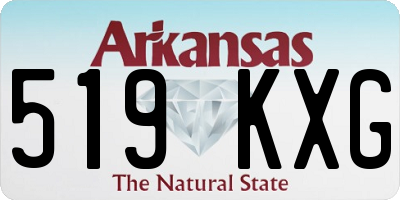 AR license plate 519KXG