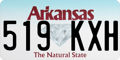 AR license plate 519KXH
