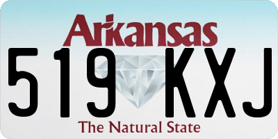 AR license plate 519KXJ