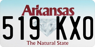 AR license plate 519KXO