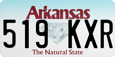 AR license plate 519KXR