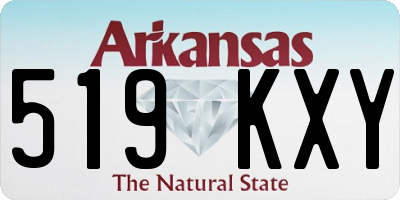AR license plate 519KXY