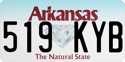 AR license plate 519KYB