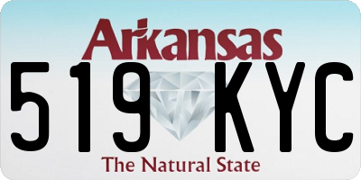 AR license plate 519KYC