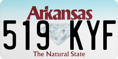 AR license plate 519KYF