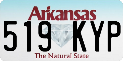 AR license plate 519KYP