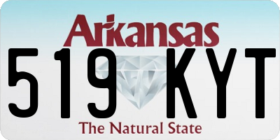 AR license plate 519KYT