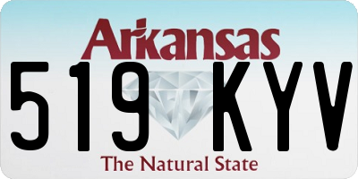 AR license plate 519KYV