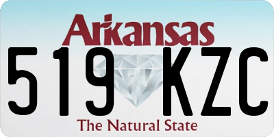 AR license plate 519KZC