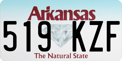 AR license plate 519KZF