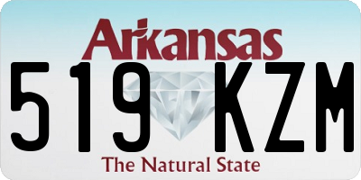 AR license plate 519KZM