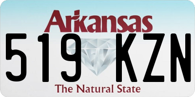 AR license plate 519KZN